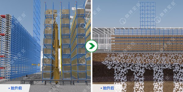 无损可控地基柔性抬升技术